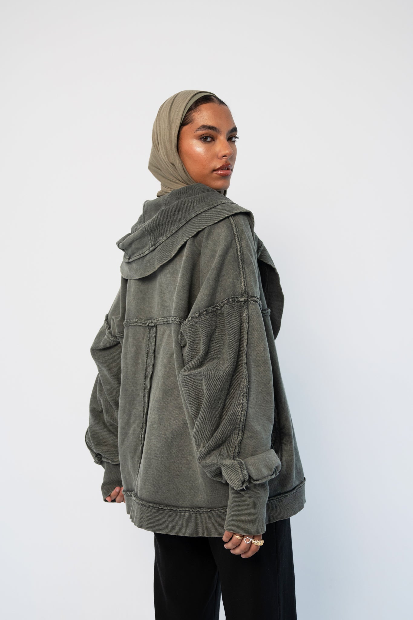 The Free Cardi In Olive