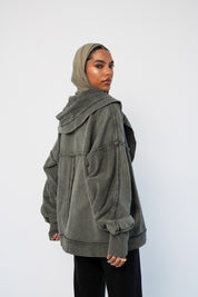 The Free Cardi In Olive