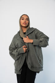 The Free Cardi In Olive