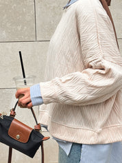 Knit Sweater In Beige