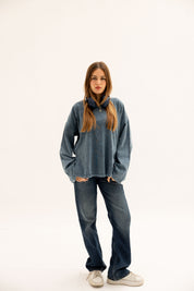 Origin Her Washed Tee In Egyptian Blue