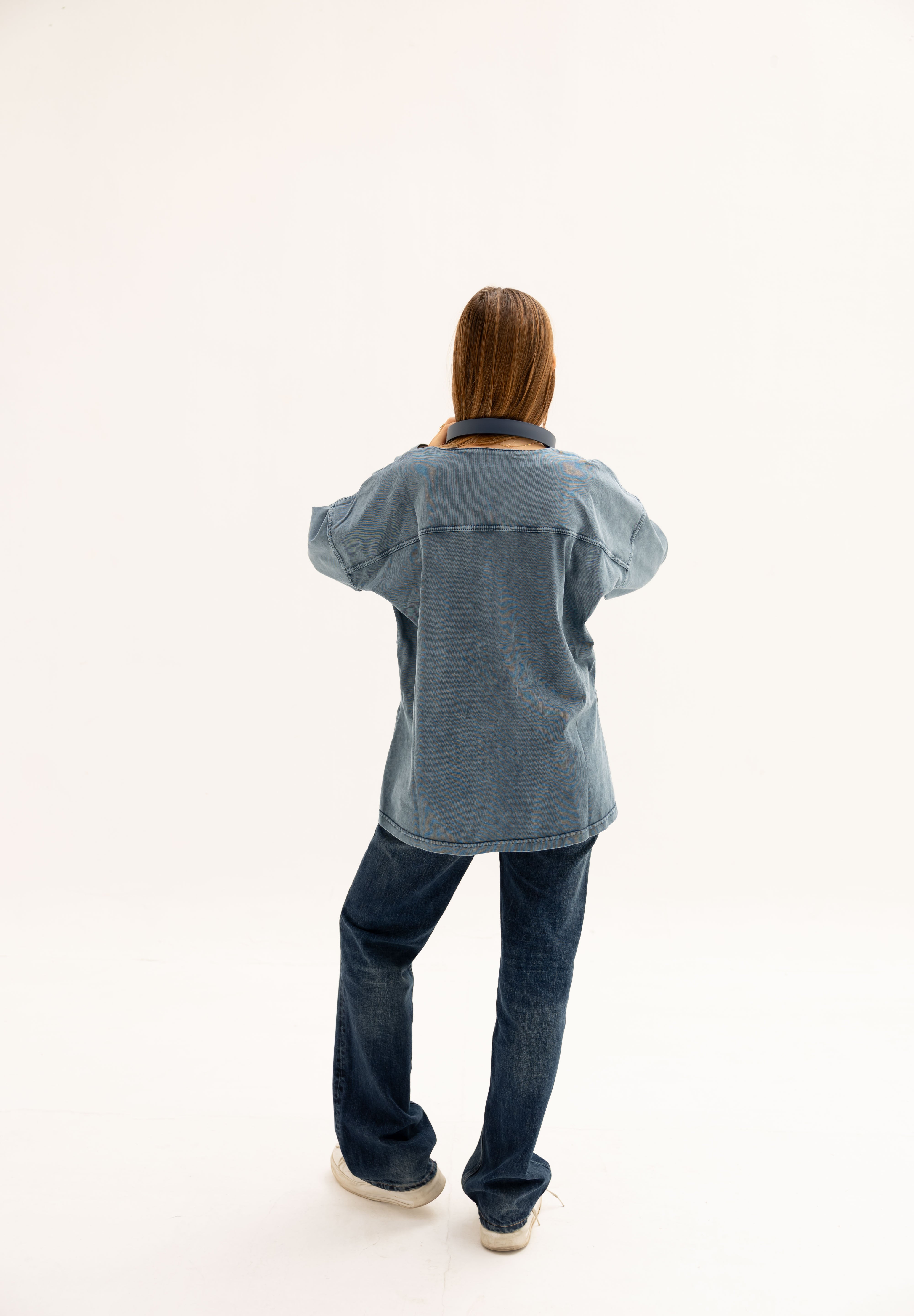 Origin Her Washed Tee In Egyptian Blue
