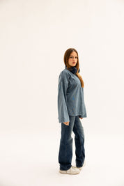 Origin Her Washed Tee In Egyptian Blue