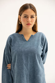 Origin Her Washed Tee In Egyptian Blue