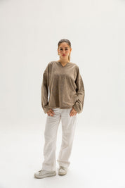 Origin Her Washed Tee In Wood