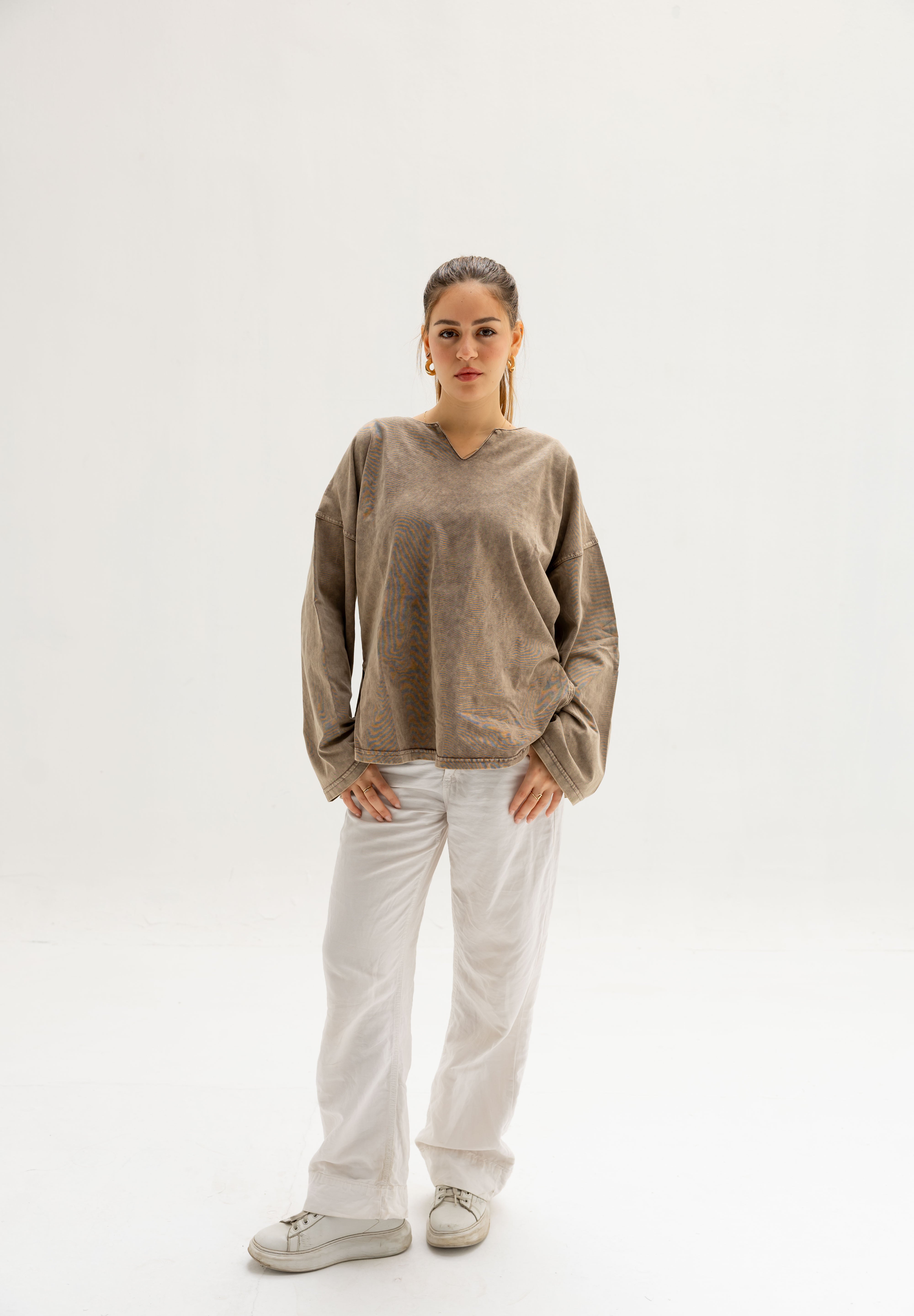 Origin Her Washed Tee In Wood