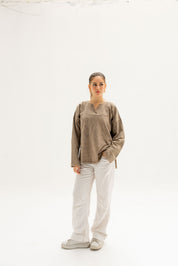 Origin Her Washed Tee In Wood