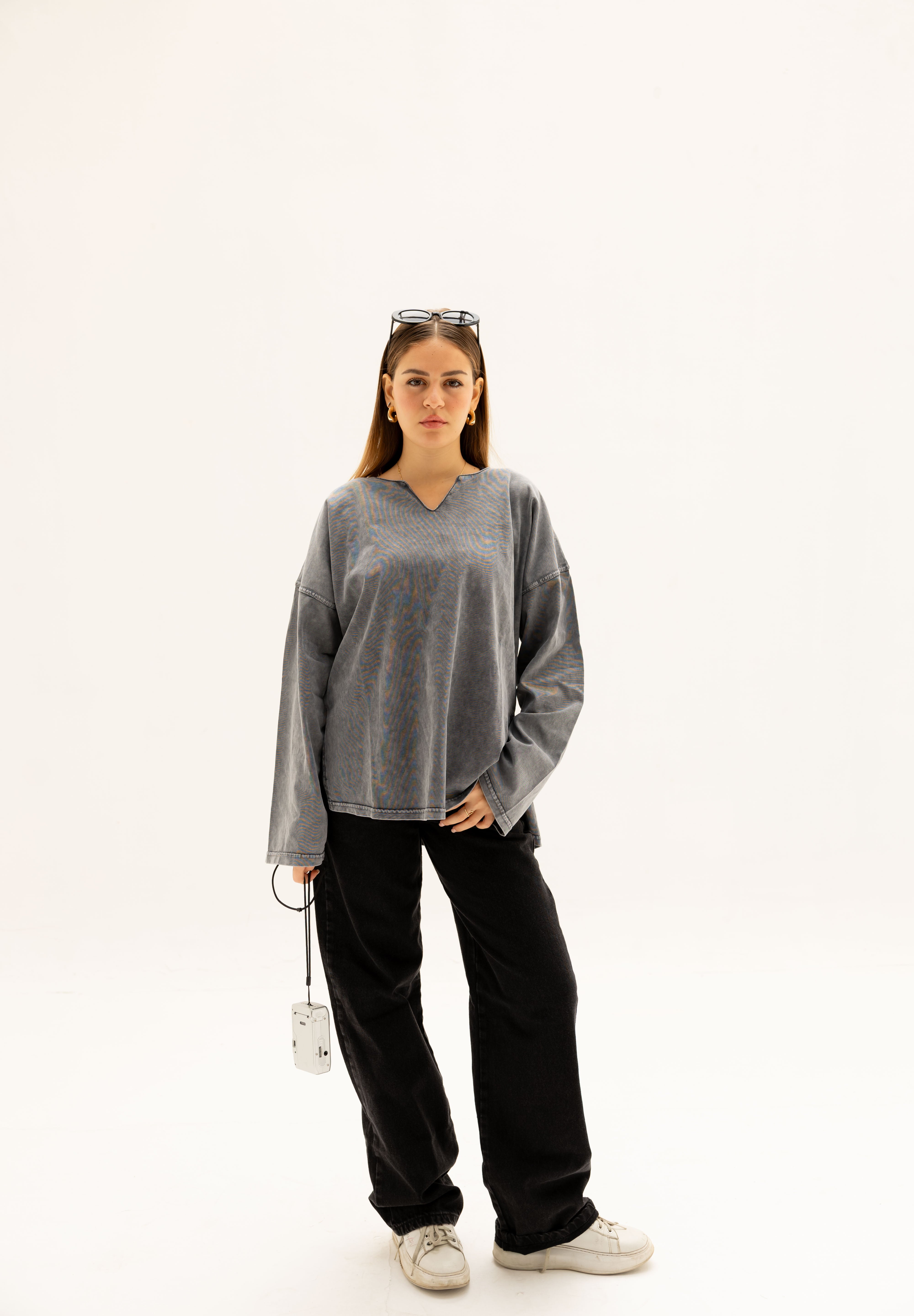Origin Her Washed Tee In Shadow