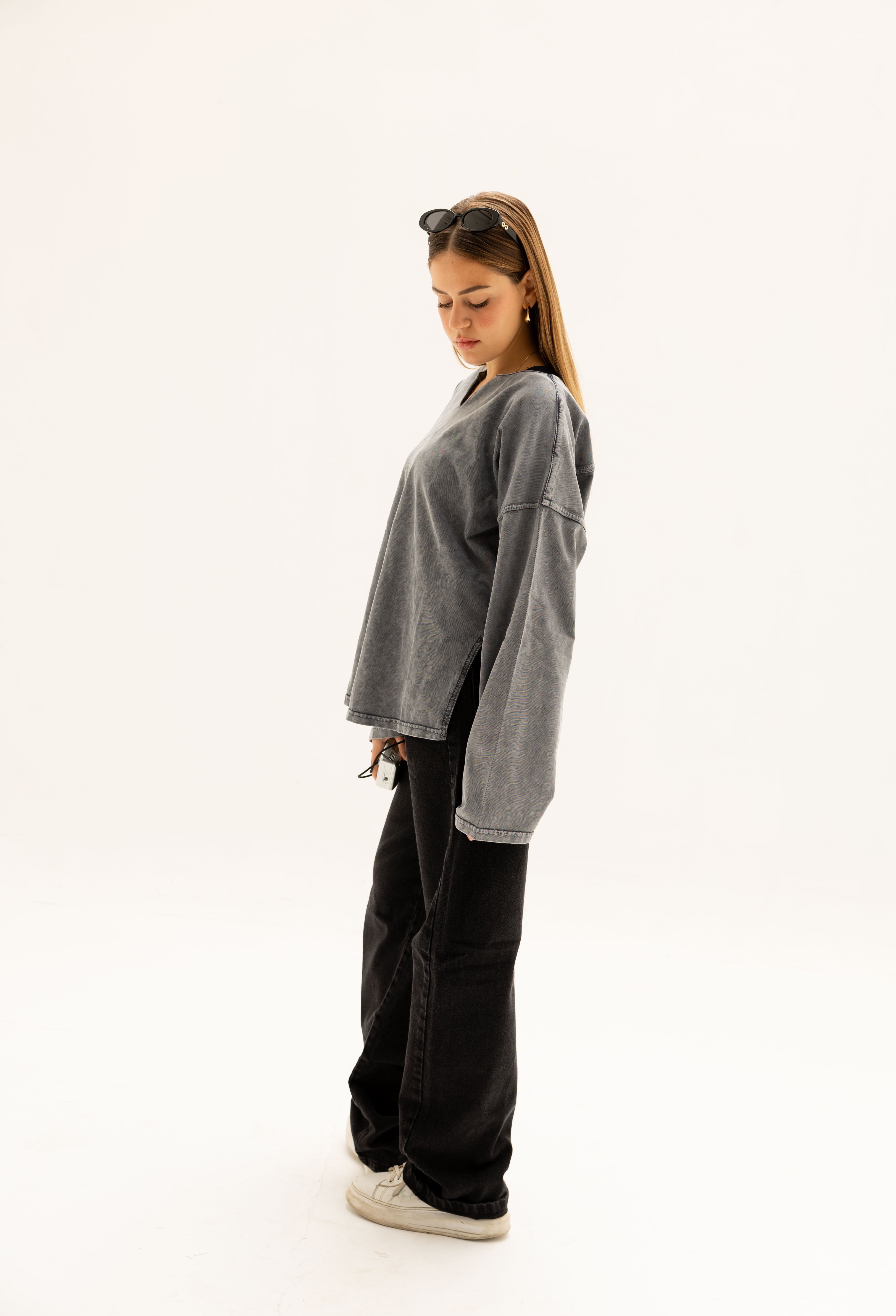 Origin Her Washed Tee In Shadow