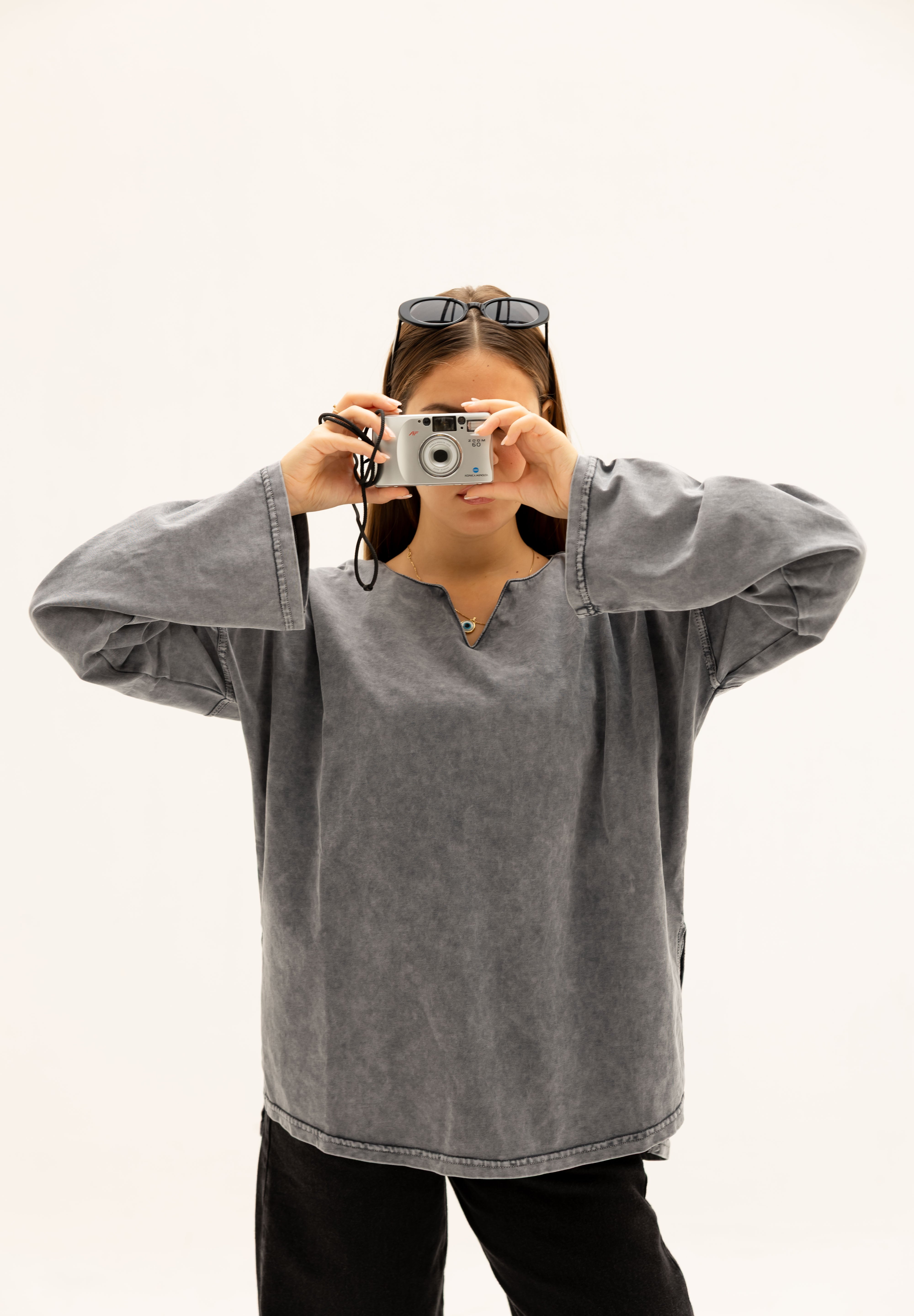 Origin Her Washed Tee In Shadow