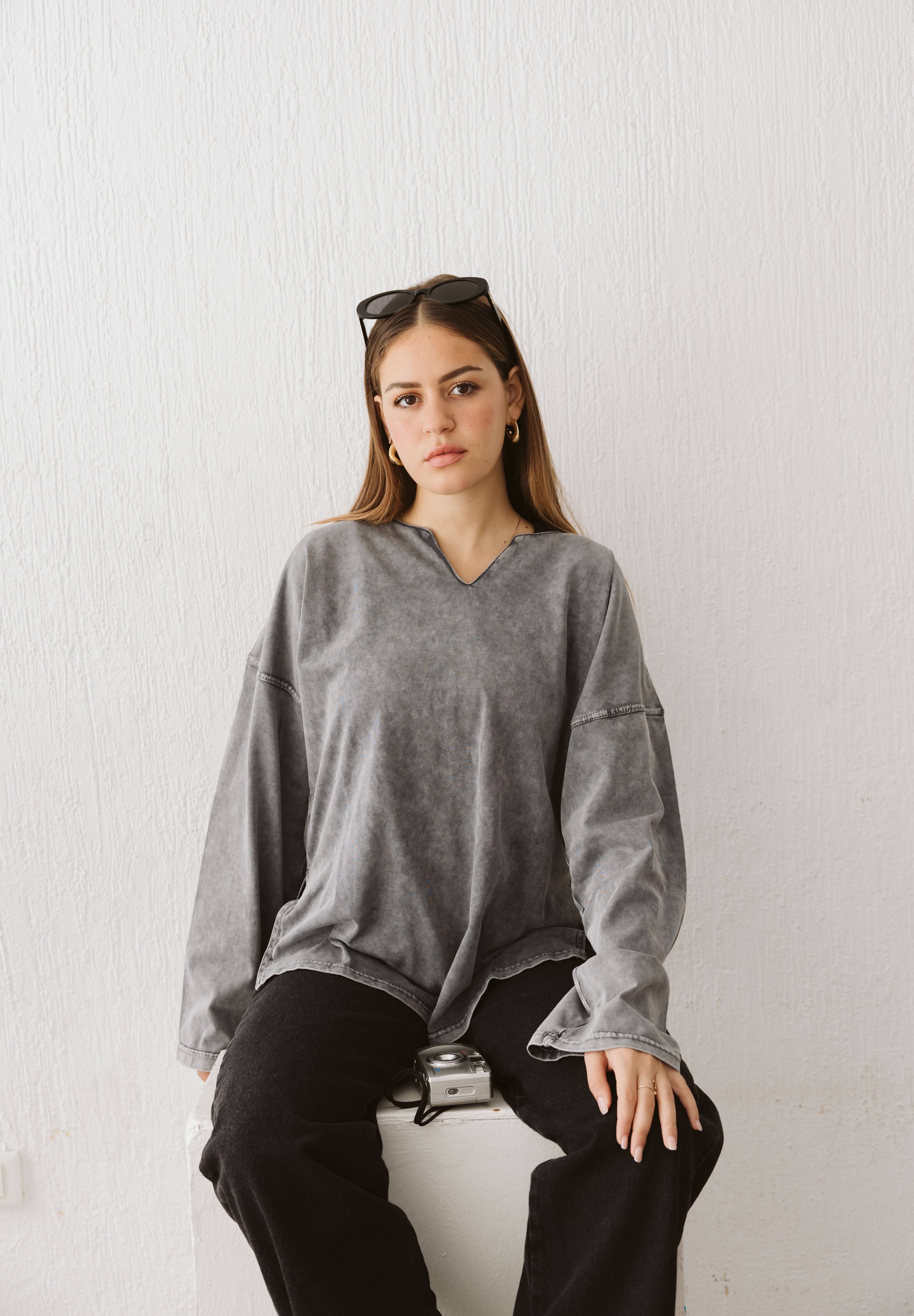 Origin Her Washed Tee In Shadow
