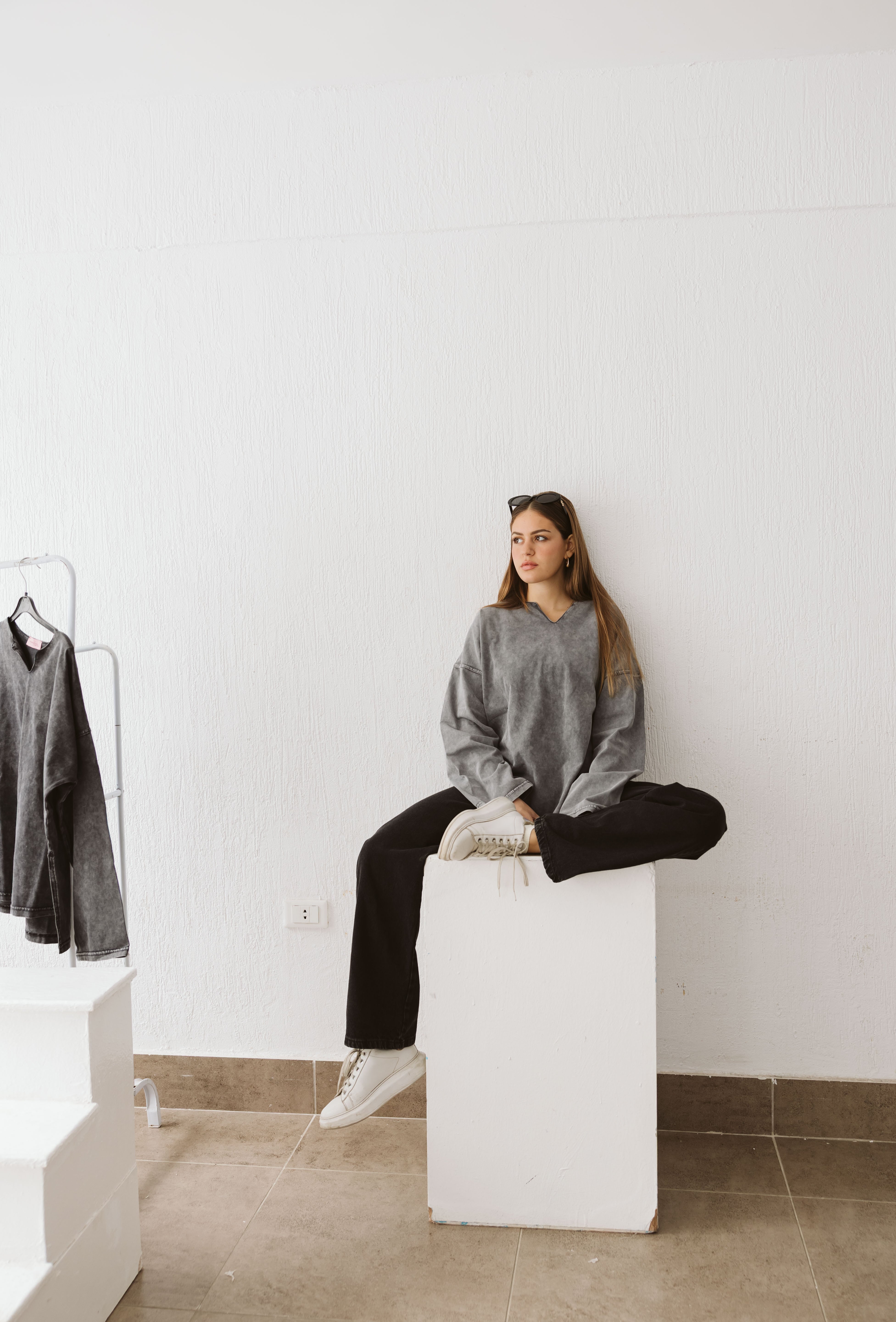Origin Her Washed Tee In Shadow