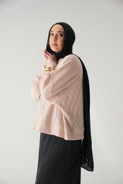 Knit Sweater In Beige