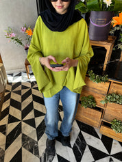 Linen Blouse In Lemon