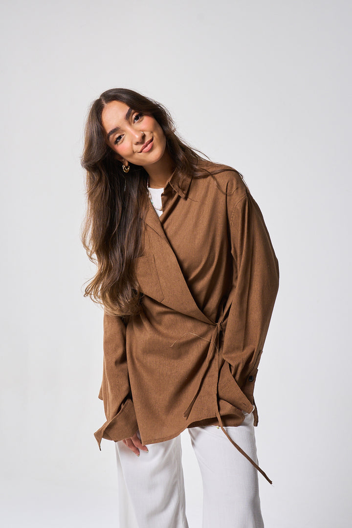 Mocha Cross Shirt