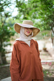 Linen Brick Red Shirt