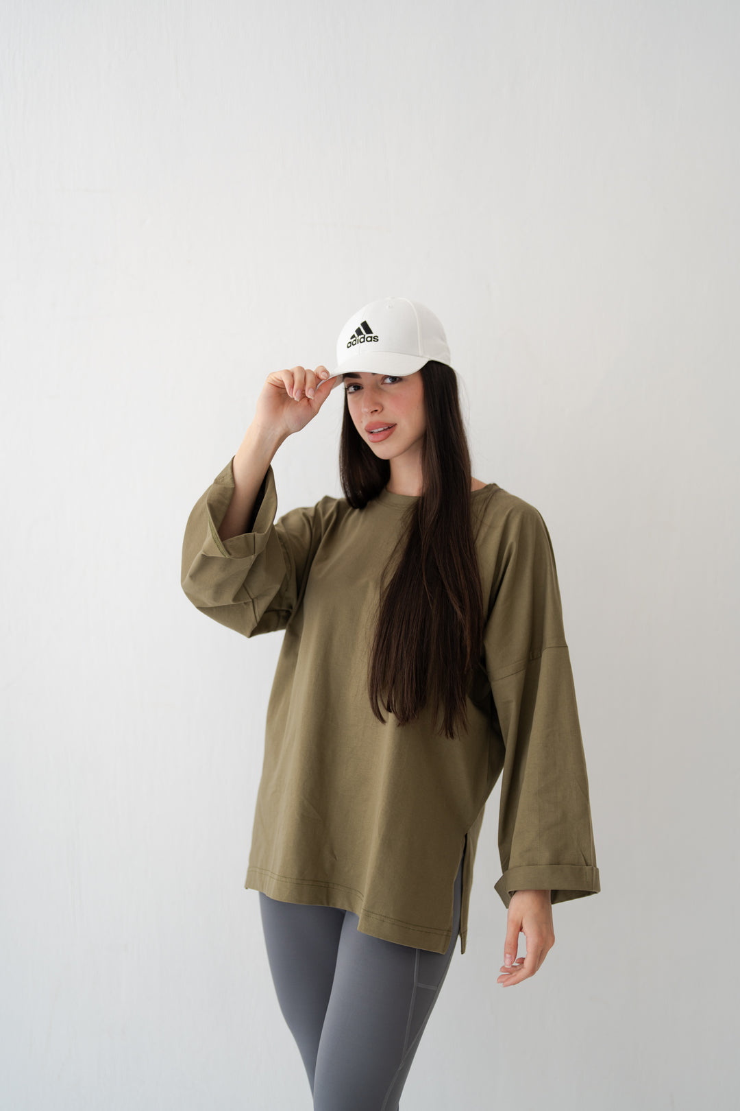 Olive Oversized Blouse