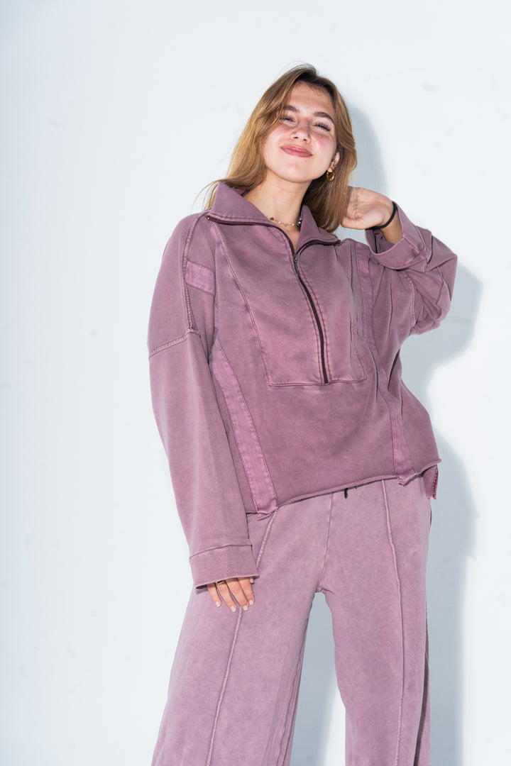 PLUM WASHED SET