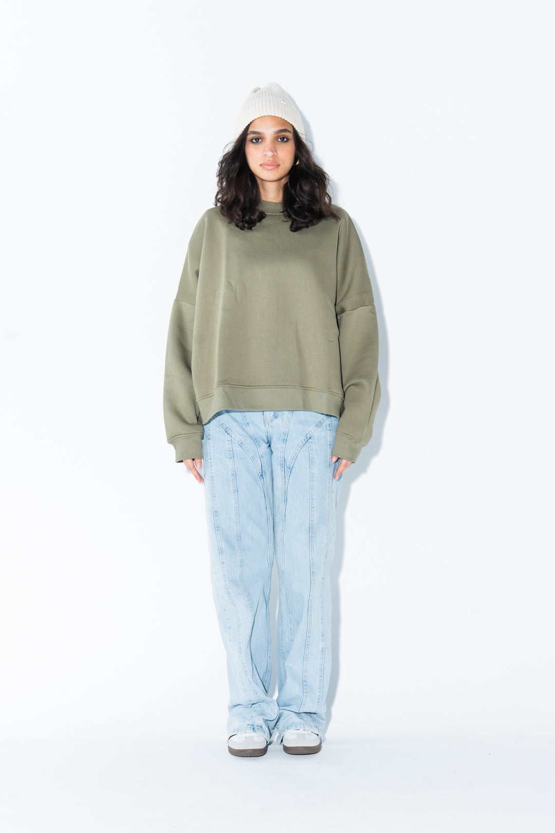 Olive Crewneck Sweatshirt