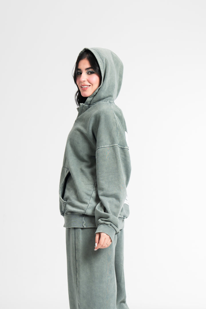 Sage Washed Hoodie