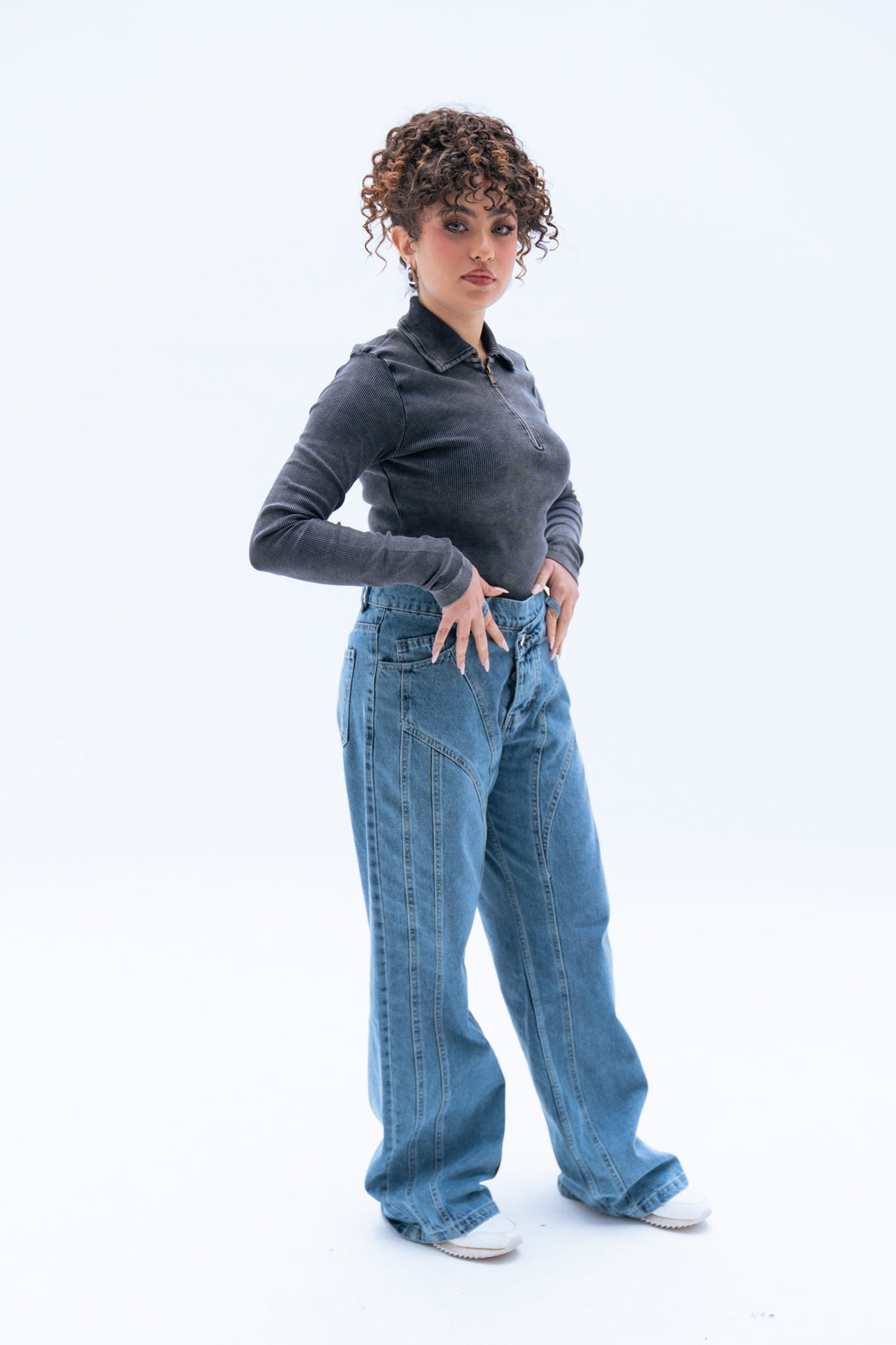 River Relaxed Fit Straight Leg Jeans