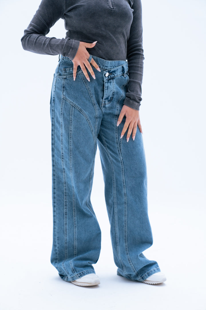 River Relaxed Fit Straight Leg Jeans