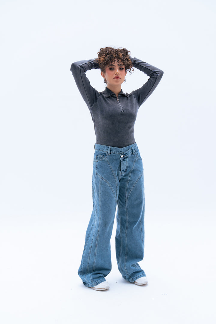 River Relaxed Fit Straight Leg Jeans