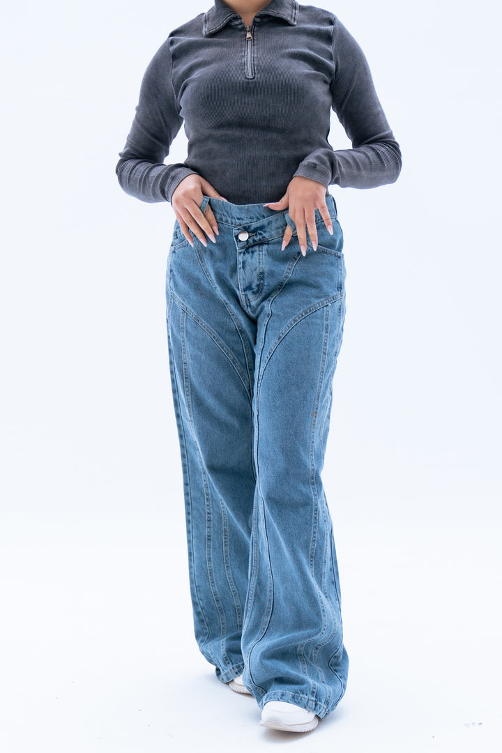 River Relaxed Fit Straight Leg Jeans