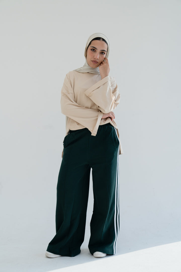 Pine Side Striped Sweatpants