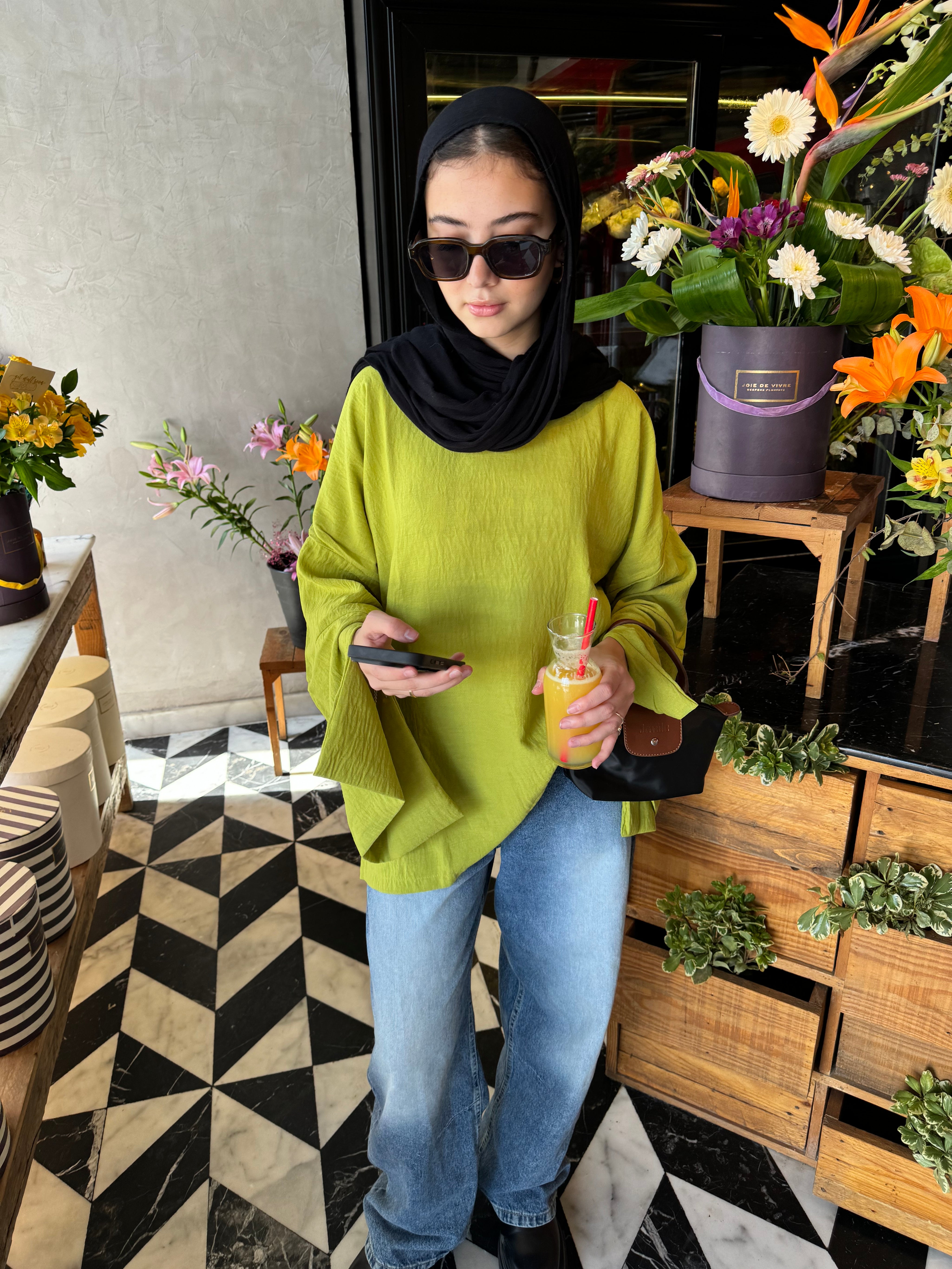 Linen Blouse In Lemon