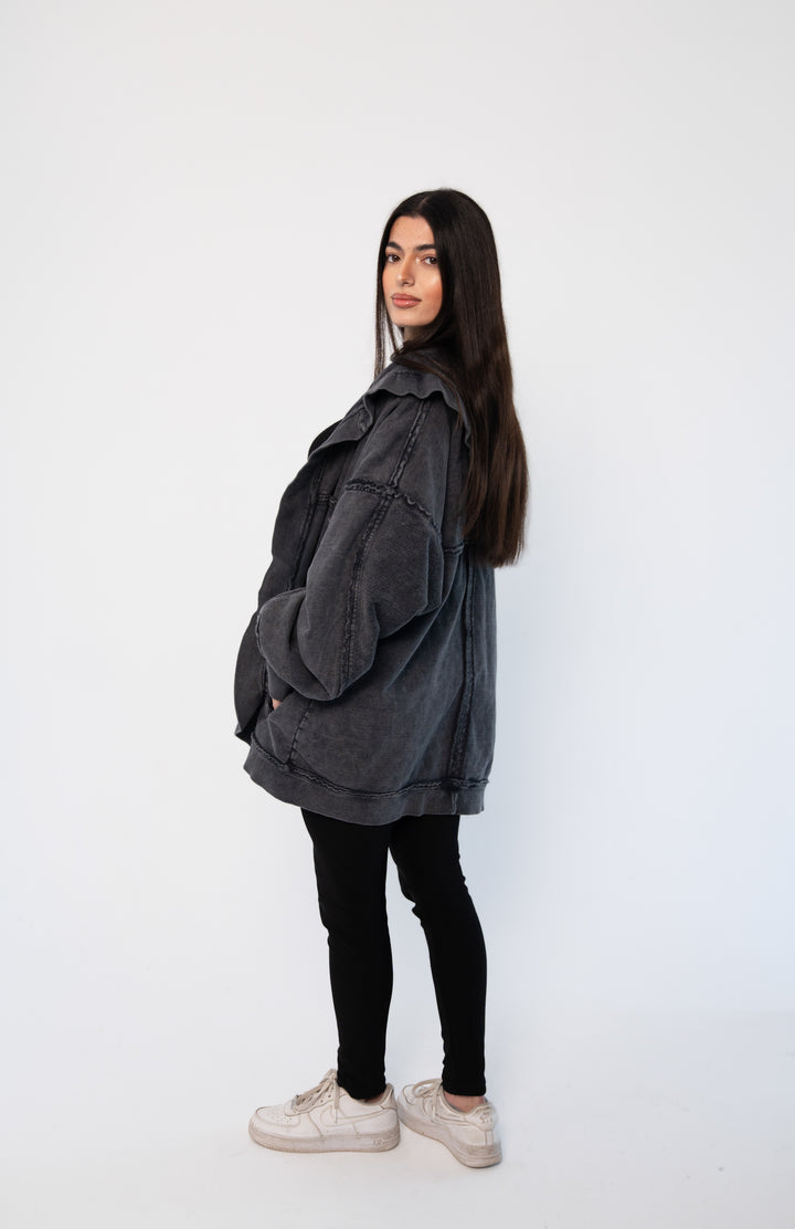 The Free  Cardi In Black