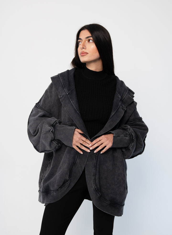 The Free  Cardi In Black