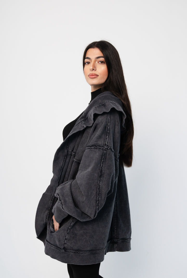 The Free  Cardi In Black