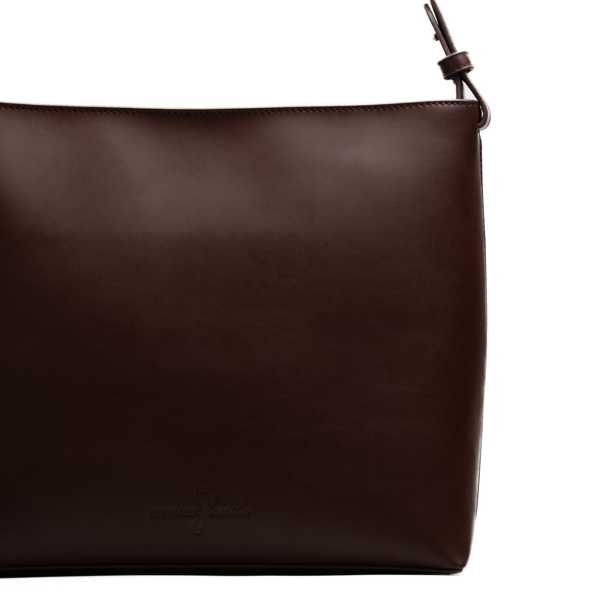 Her Leather Bag In Toffee