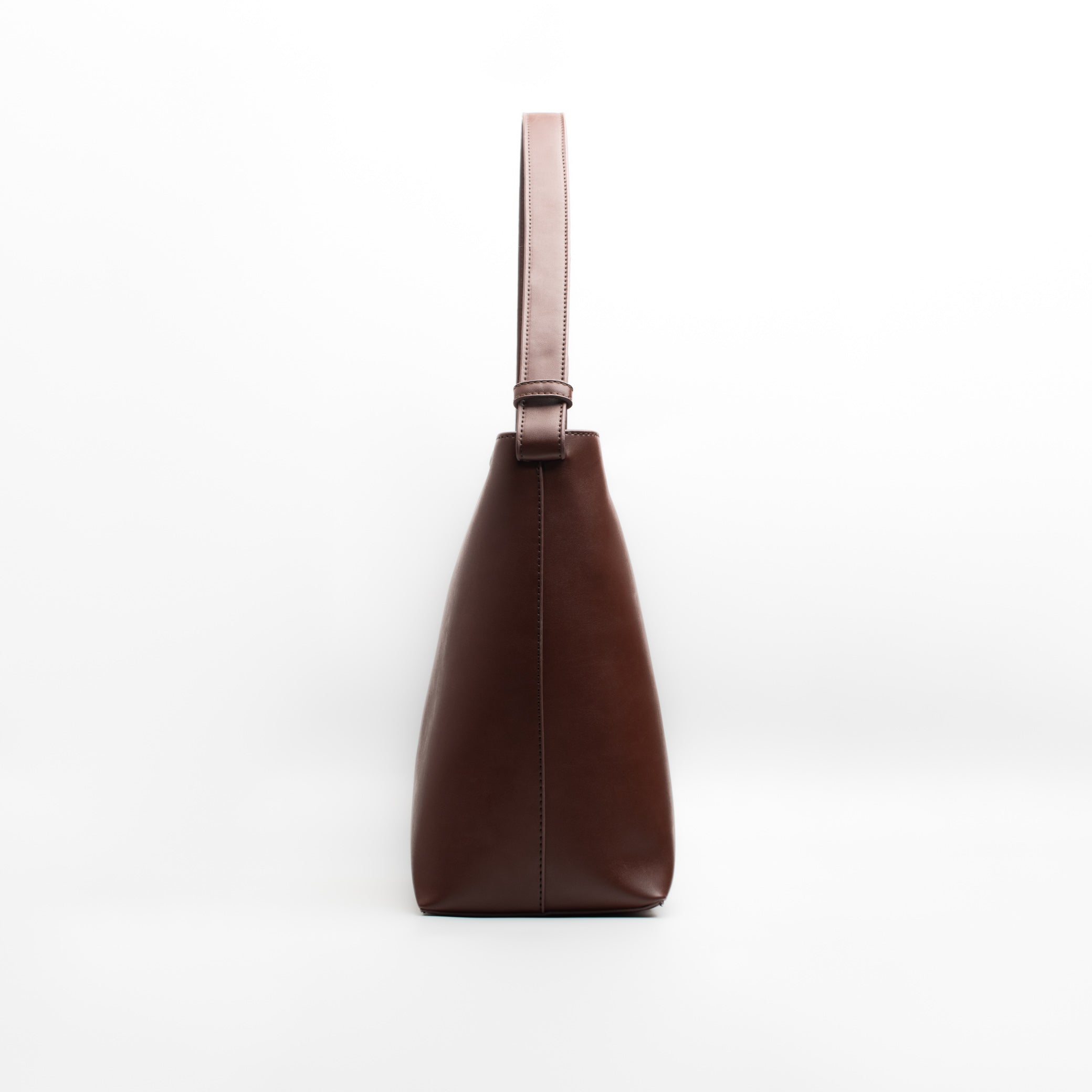 Her Leather Bag In Toffee