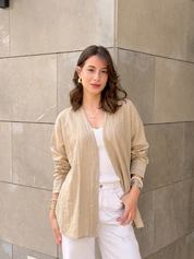 THE CARDI IN BEIGE