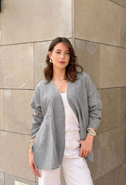 THE CARDI IN GREY