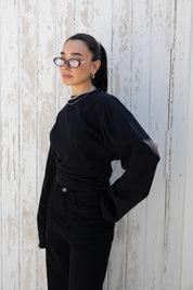 Hourglass long Sleeve In Black