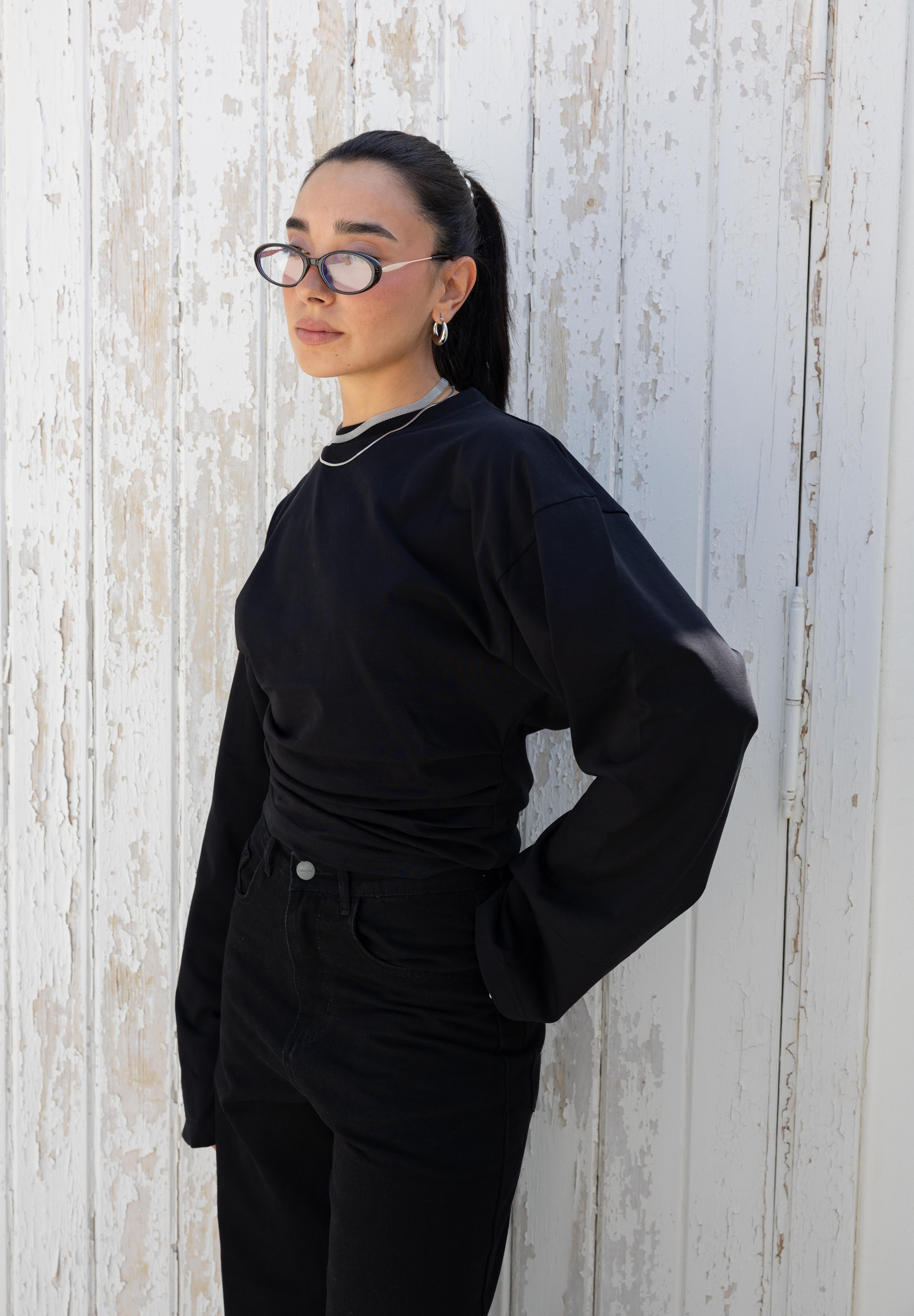 Hourglass long Sleeve In Black