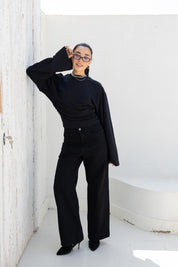 Hourglass long Sleeve In Black