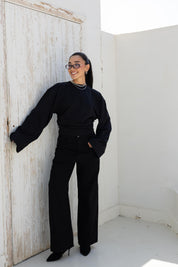 Hourglass long Sleeve In Black