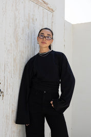 Hourglass long Sleeve In Black