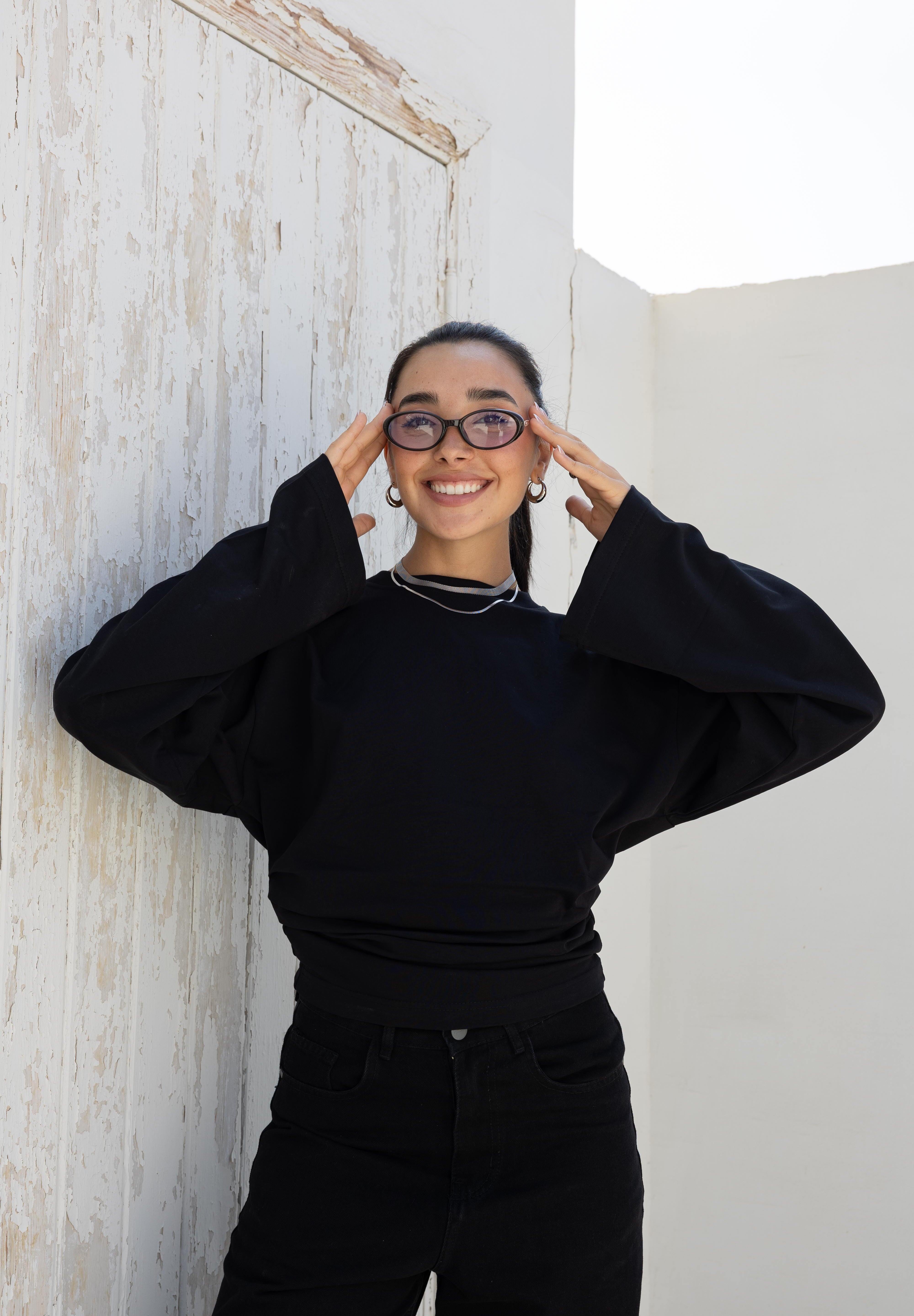 Hourglass long Sleeve In Black