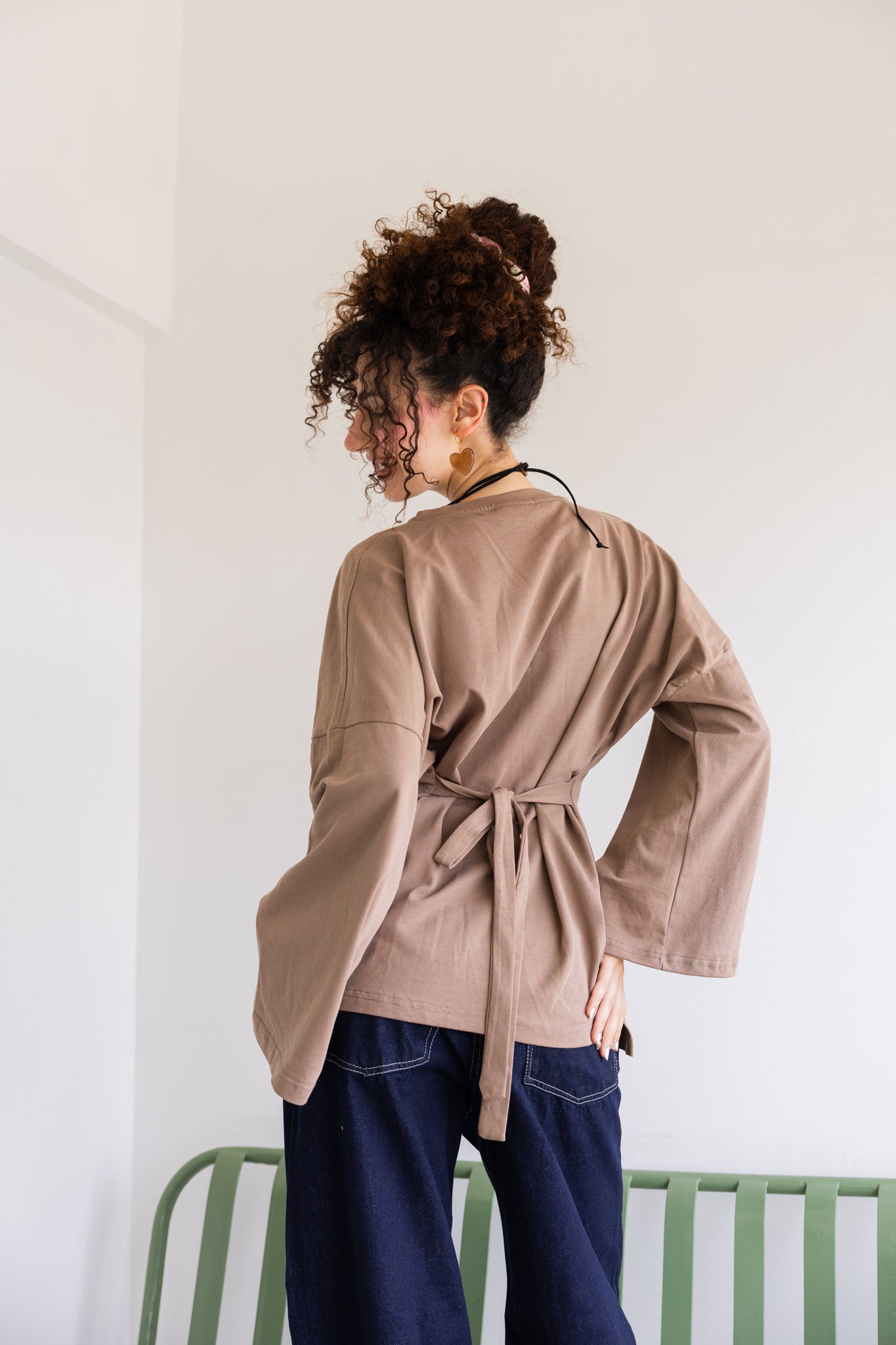 Softie Blouse In Cafe