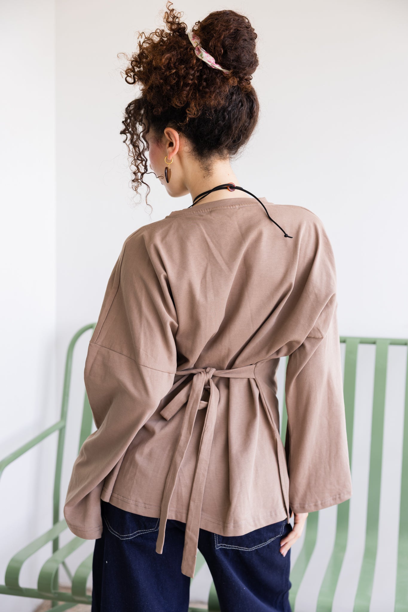 Softie Blouse In Cafe