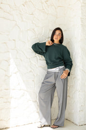 Hourglass Long Sleeve In Emerald Green