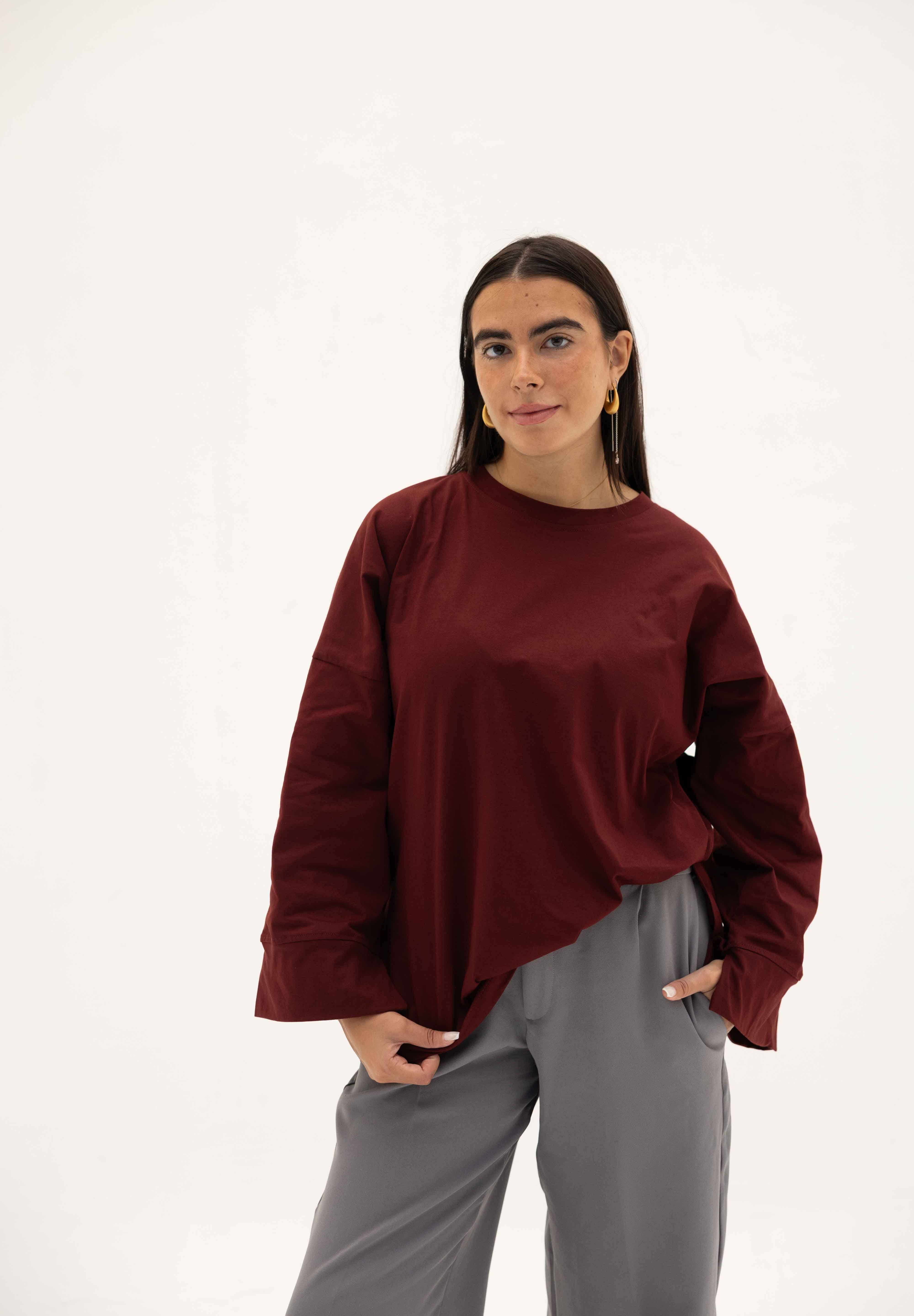 Origin Blouse In Wine