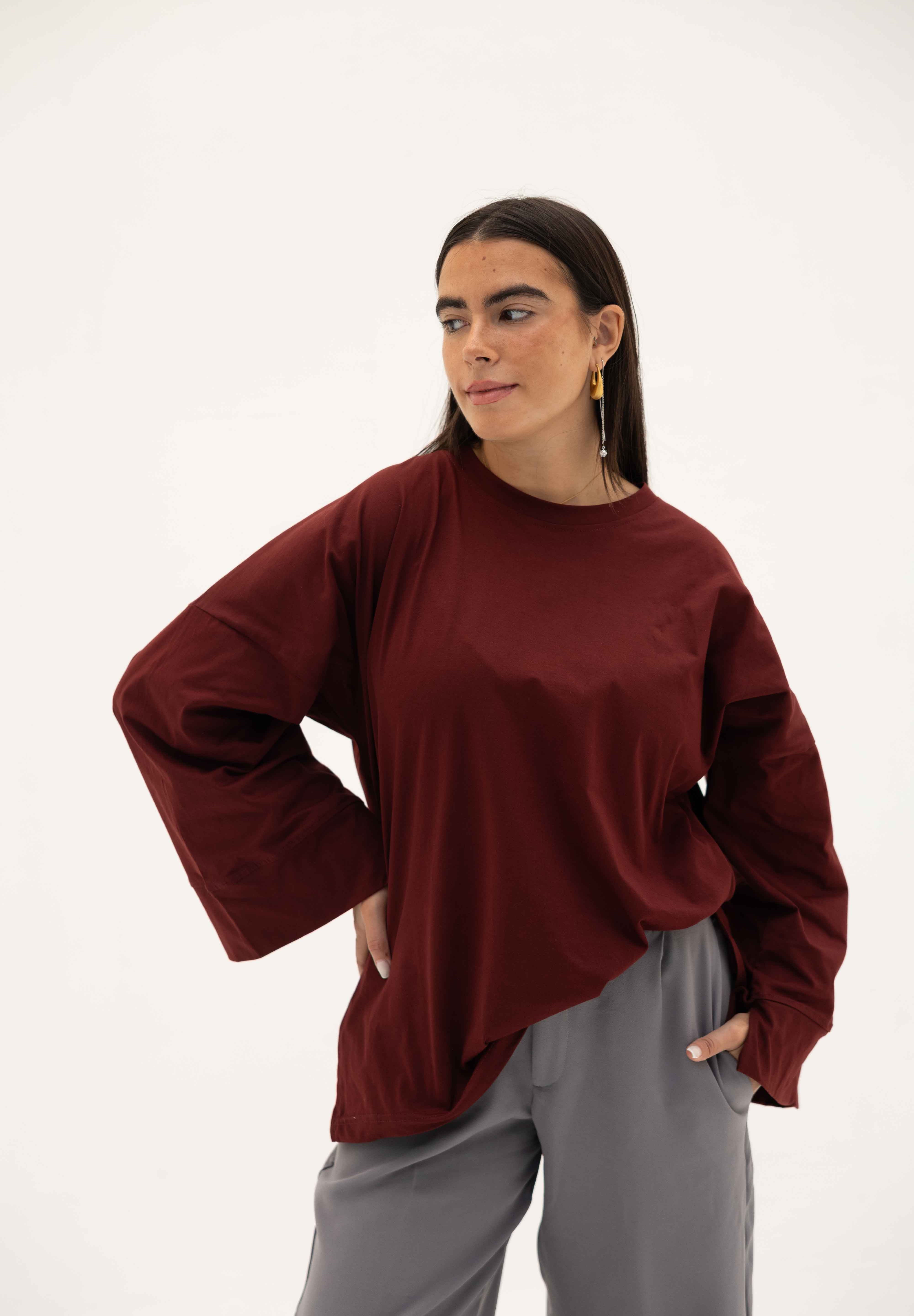 Origin Blouse In Wine