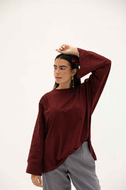 Origin Blouse In Wine