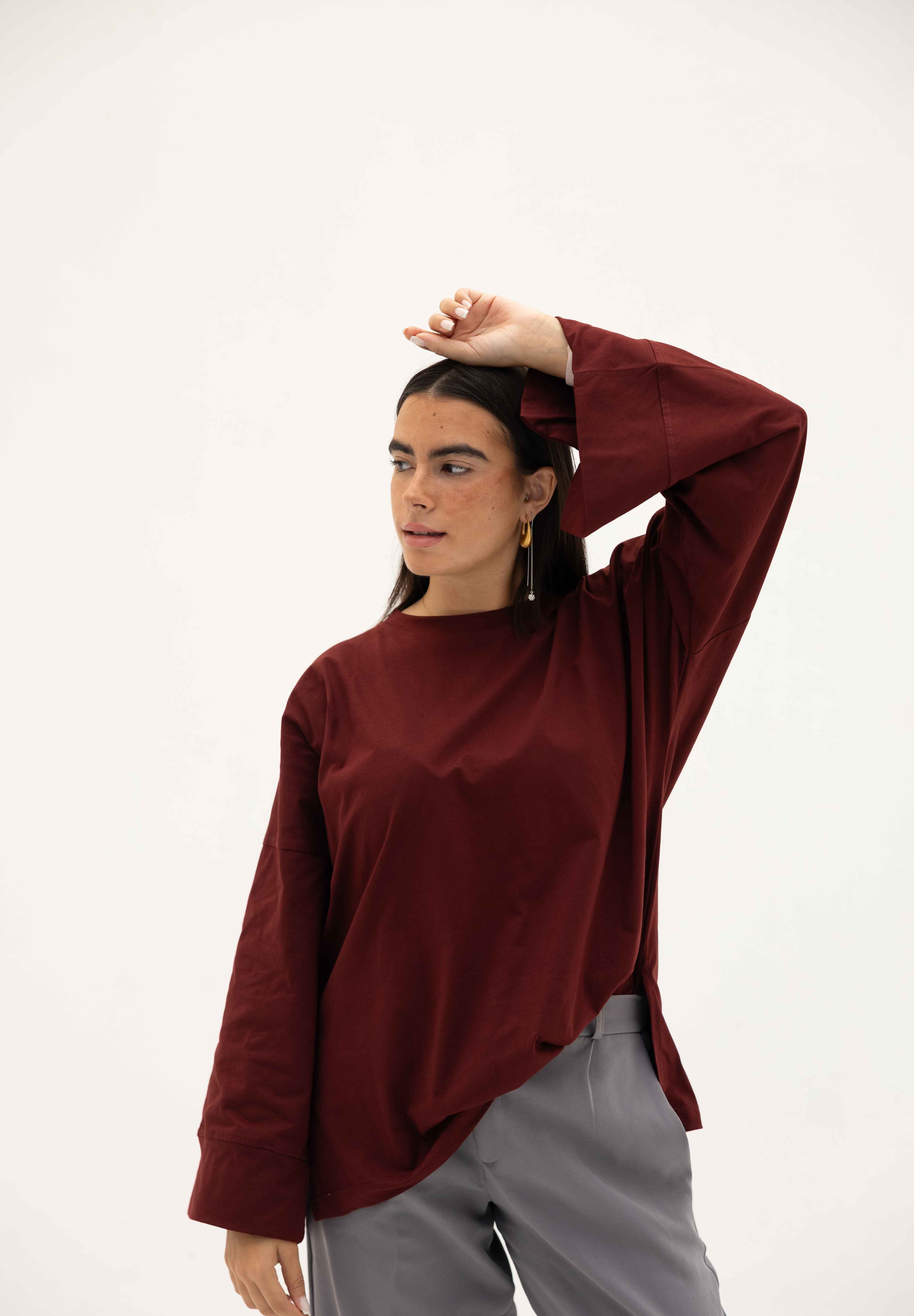 Origin Blouse In Wine